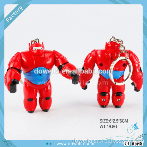 Plastic robort shape keychain,Promotional gift PVC keychain